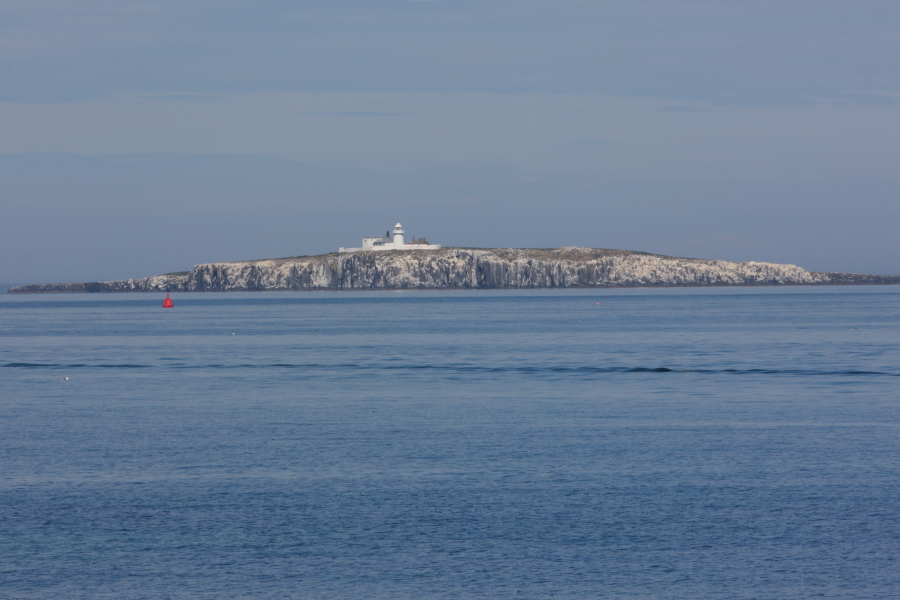 Approaching the Farne Islands. 18th July 2013.