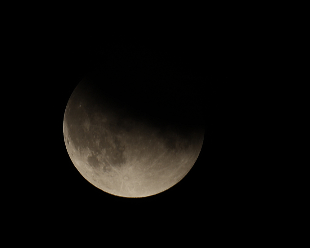 Partial Lunar eclipse. 16th July 2019.